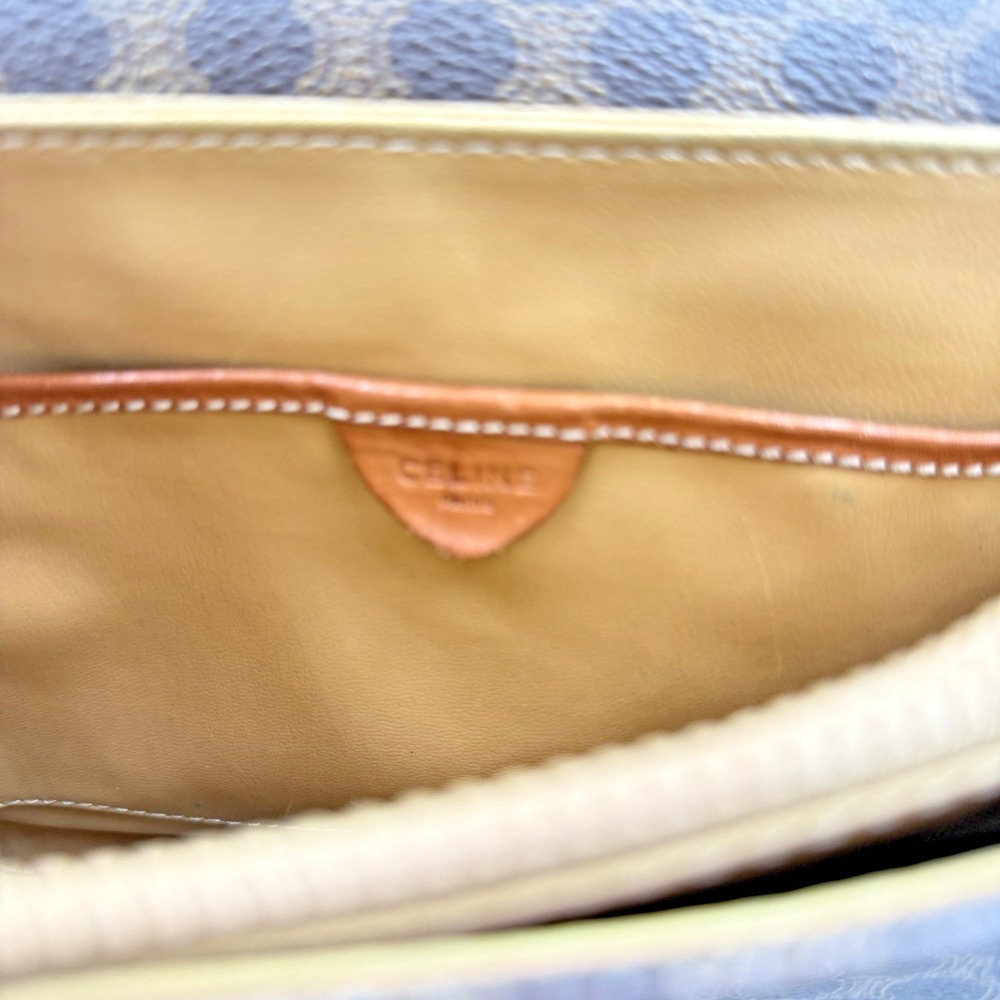 Authentic Vintage Celine Macadam Canvas Shoulder Bag + COA - Picture 13 of 16